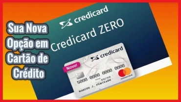 Cartão Credicard Zero Mastercard. Zero anuidade